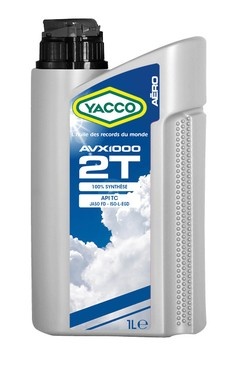 Huile pour mélange AVX1000 Yacco (spéciale ULM 2 temps)